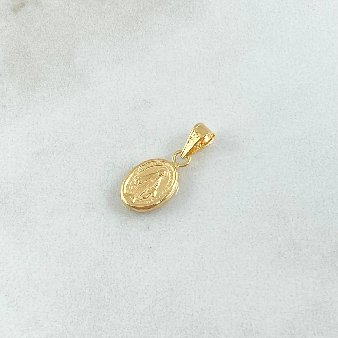 Pendant Miraculous Virgin 0.45gr / 1.5cm / Yellow Gold 18K ©
