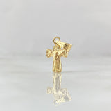 Pendant Cross Christ 0.35gr / 0.8in / 18K Gold