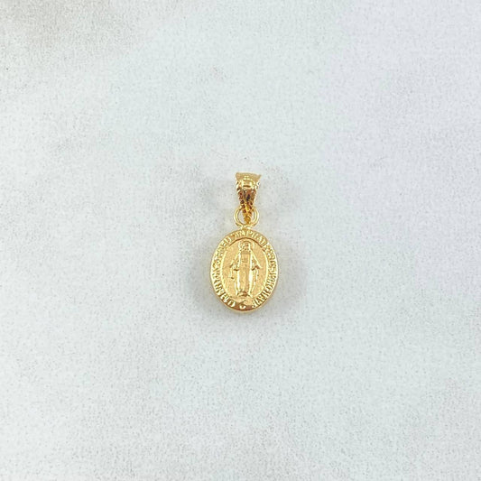 Dije Virgen Milagrosa 0.4gr / 1.5cm / 7.4mm Oro Amarillo 18K *
