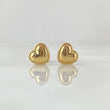 Topos Corazon Bordeado 0.7gr / 6.6mm Oro Amarillo 18K