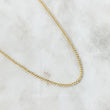 Cadena Cubana 5.55gr / 23 1/2 in / 3.2mm Oro Amarillo +1 18K *