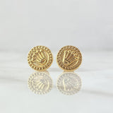 Topos Sello Corona 0.95gr / 10mm Oro Amarillo 18K *