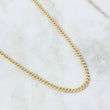 Cadena Cubana 10.25gr / 50cm / 4mm Oro Amarillo +0 18K *
