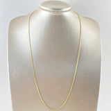 Cadena China 5.9gr / 23 1/2 in / 2mm Oro Amarillo +1 18K *