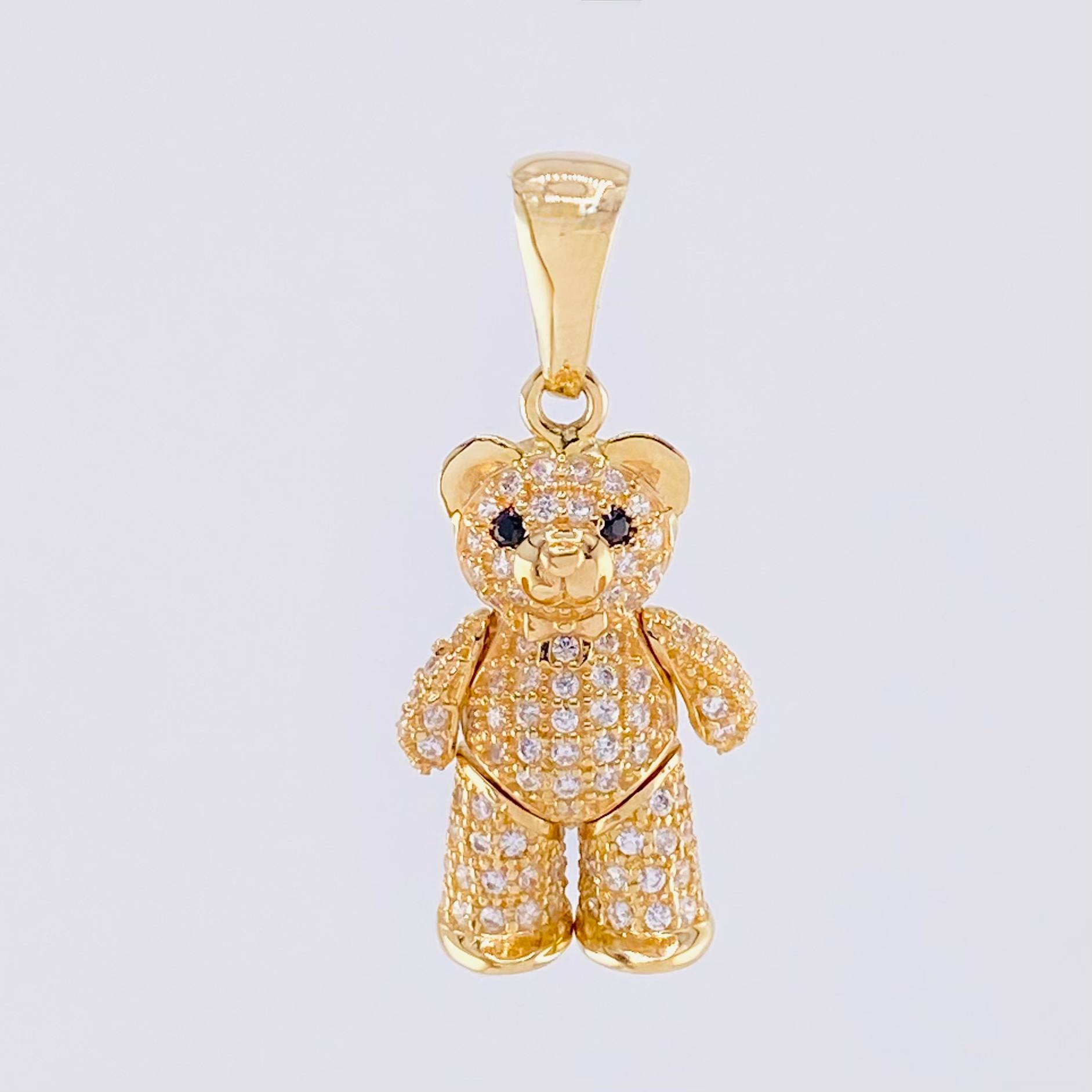 Pendant Articulated Bear 4.4g / 1 1/4 in 18K Yellow Gold