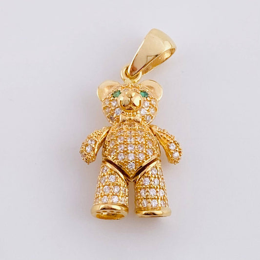 Dije Oso Articulado 4.55g / 1 1/4 in Oro Amarillo 18K