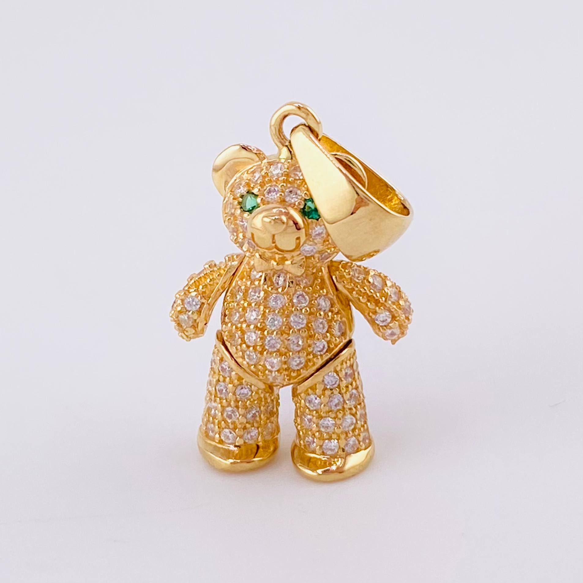 Dije Oso Articulado 4.55g / 1 1/4 in Oro Amarillo 18K