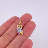 Dije Buho 1.25g / 3/4 in Oro Amarillo 18K
