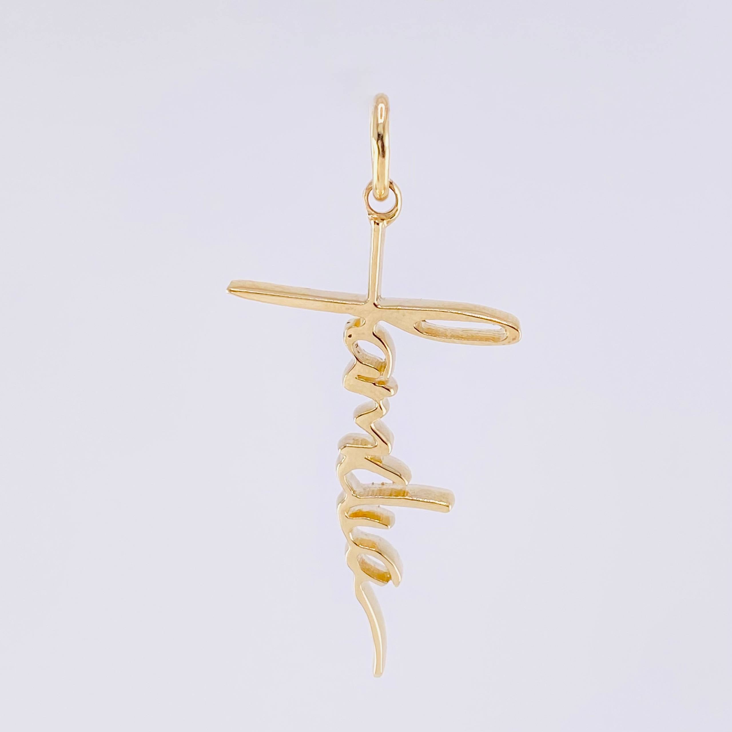 Pendant Family 4.7g / 1 3/4 in 18K Yellow Gold