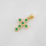 Pendant Dense Cross 1.55g / 1 in Yellow Gold 18K