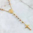 Archangel San Miguel Rosary 15gr / 60cm / 18K Gold ©
