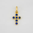 Dije Cruz Tupida 0.8g / 3/4 in Oro Amarillo 18K