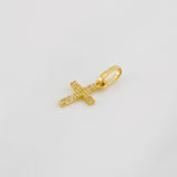 Dije Cruz 0.45g / 1/2 in Oro Amarillo 18K