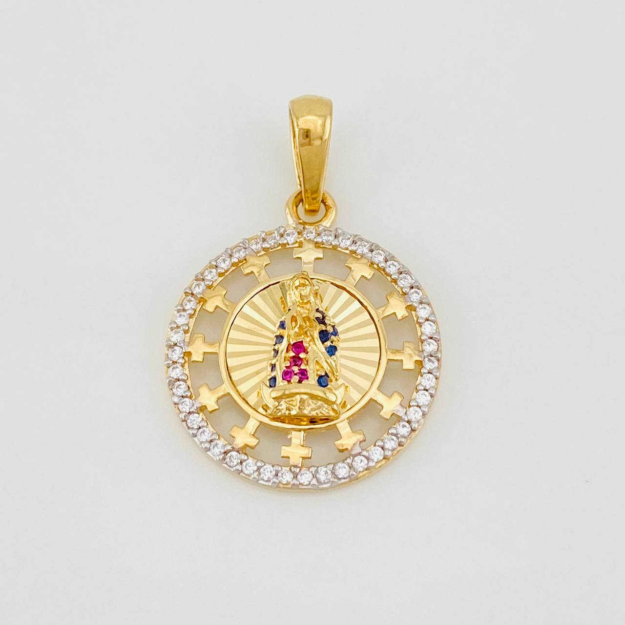 Dije Virgen de Guadalupe 2.75g / 1 in Oro Amarillo 18K