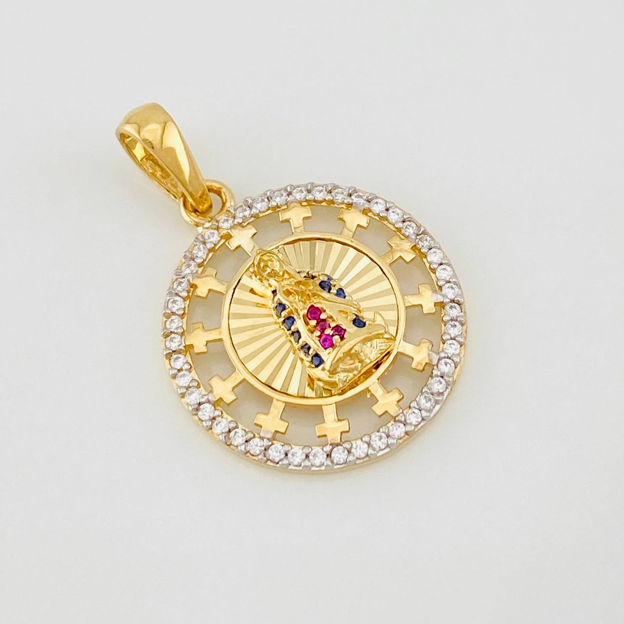 Dije Virgen de Guadalupe 2.75g / 1 in Oro Amarillo 18K