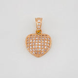 Dije Corazon 1.5g / 1 in Oro Rosa 18K