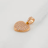 Dije Corazon 1.5g / 1 in Oro Rosa 18K