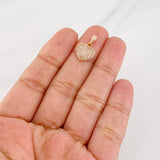 Dije Corazon 1.5g / 1 in Oro Rosa 18K
