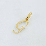 Dije Letra G Cursiva 0.4gr / 3/4 in / Oro Amarillo 18K ©