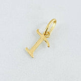 Pendant Letter T Cursive 0.35gr / 3/4 in / 18K Gold ©