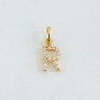 Dije Letra R 0.5gr / 1/2 in / Oro Amarillo 18K *