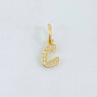 Dije Letra C 0.6gr / 3/4 in / Oro Amarillo 18K *