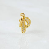 Pendant Letter P 0.65gr / 0.75in / 18K Gold