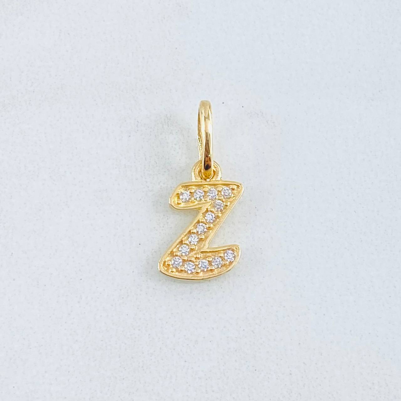 Dije Letra Z 0.75gr / 1/2 in / Oro Amarillo 18K