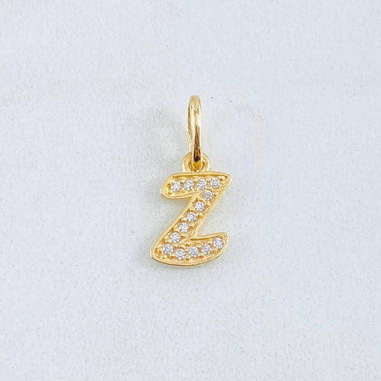 Dije Letra Z 0.75gr / 1/2 in / Oro Amarillo 18K