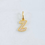 Dije Letra Z 0.75gr / 1/2 in / Oro Amarillo 18K