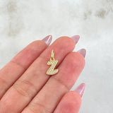 Dije Letra Z 0.75gr / 1/2 in / Oro Amarillo 18K