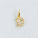 Dije Letra D 0.8gr / 1/2 in / Oro Amarillo 18K