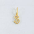 Dije Letra S 0.55gr / 1/2 in / Oro Amarillo 18K