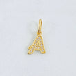 Dije Letra A 0.7gr / 1/2 in / Oro Amarillo 18K