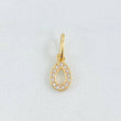 Pendant Letter O 0.45gr / 0.8in / 18K Gold
