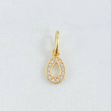 Pendant Letter O 0.45gr / 0.8in / 18K Gold