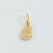 Dije Letra E 0.8gr / 3/4 in / Oro Amarillo 18K *
