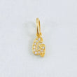 Dije Letra G 0.5gr / 1/2 in / Oro Amarillo 18K