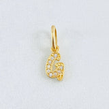 Dije Letra G 0.6gr / 1/2 in / Oro Amarillo 18K