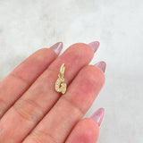 Dije Letra G 0.6gr / 1/2 in / Oro Amarillo 18K