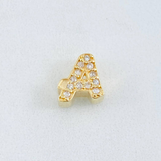 Herraje Letra A 1.25gr / 1/2 in / Oro Amarillo 18K ©