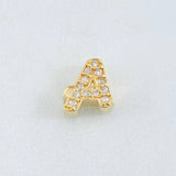 Herraje Letra A 1.25gr / 1/2 in / Oro Amarillo 18K ©