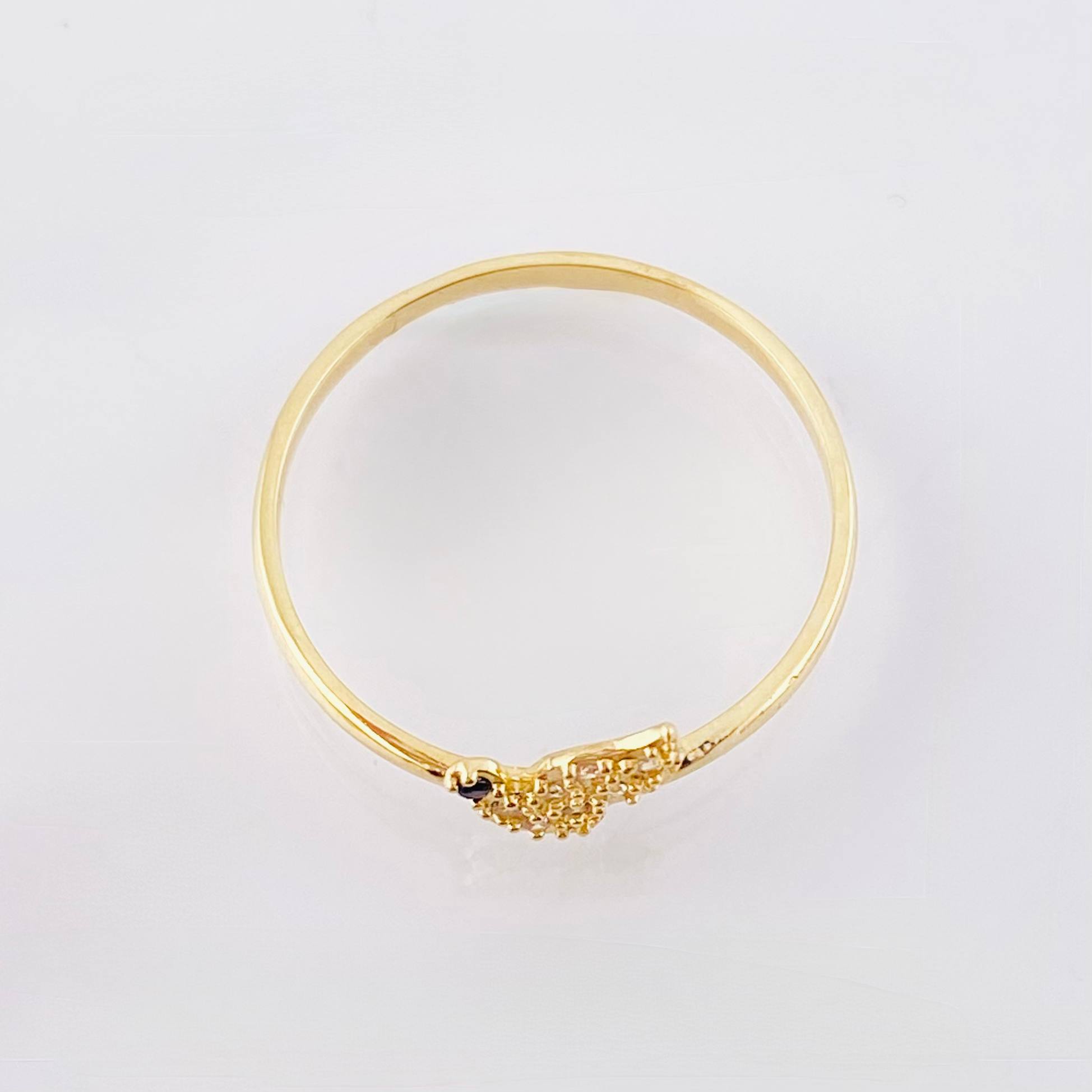 Anillo Paloma 1.25gr / T8 1/4 / Oro Amarillo 18K