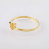 Anillo Paloma 1.25gr / T8 1/4 / Oro Amarillo 18K