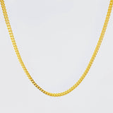 Cadena Franco 4.7gr / 17 3/4 in / 1.8mm Oro Amarillo +3 18K *