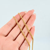 Cadena Franco 4.7gr / 17 3/4 in / 1.8mm Oro Amarillo +3 18K *