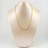 Cadena Franco 4.7gr / 17 3/4 in / 1.8mm Oro Amarillo +3 18K *