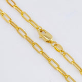Paperclip Chain 4.05g / 19 3/4 in / 2.8mm Yellow Gold +3 18K