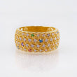 Anillo Mallas Diagonales 7.45gr / T7 1/2 / Oro Amarillo 18K