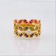 Anillo Triada de Hojas 5.55gr / T6 3/4 / Oro Amarillo 18K